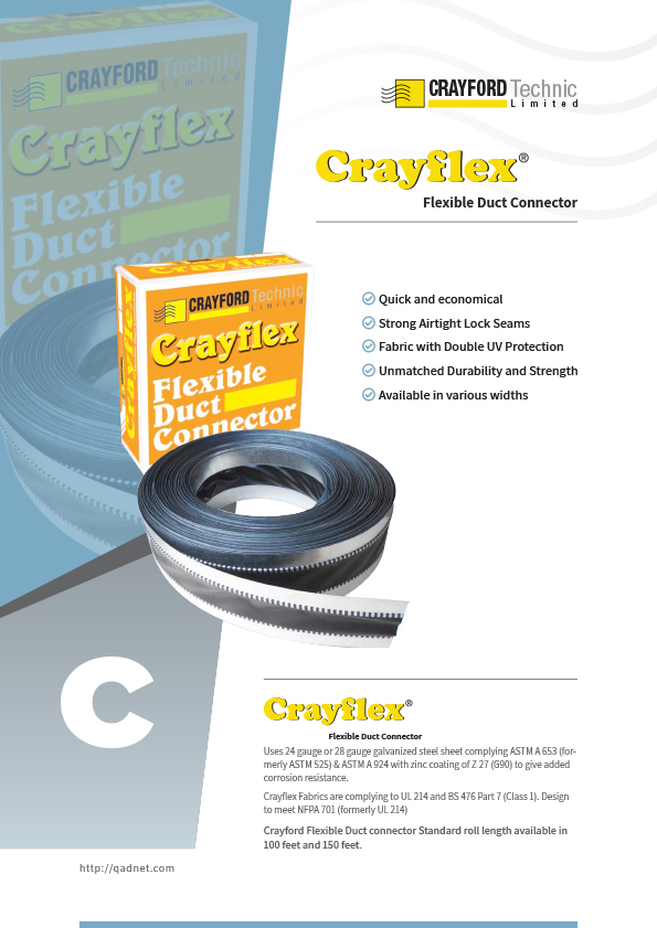 Crayflex Flexible Duct Connector